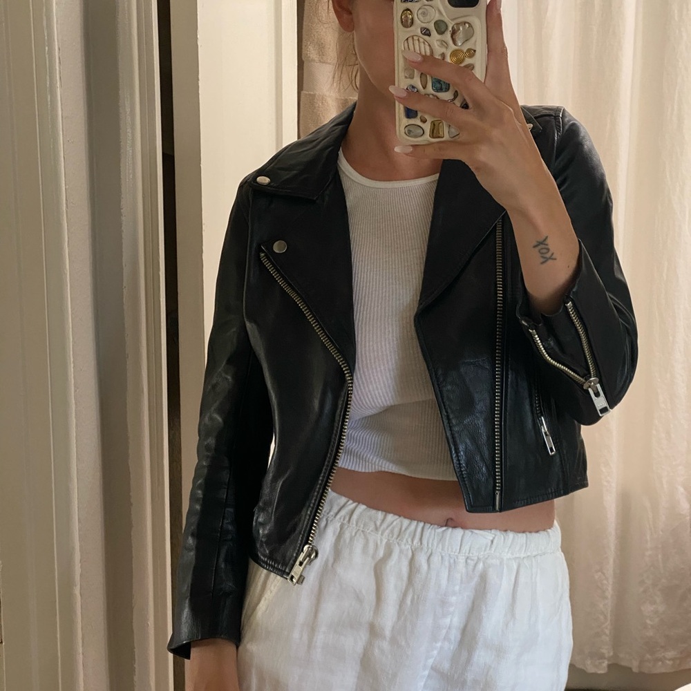 Ganni Leather Jacket